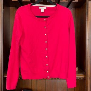 Raspberry Pink Banana Republic Cardigan